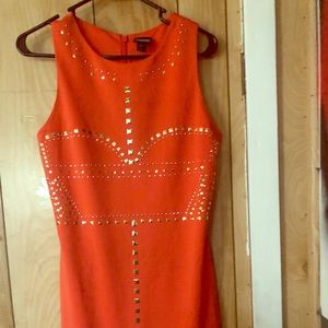 Beautiful and attractive orange dress